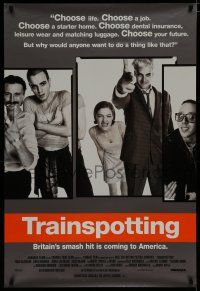 6x806 TRAINSPOTTING 1sh '96 heroin drug addict Ewan McGregor, directed by Danny Boyle!
