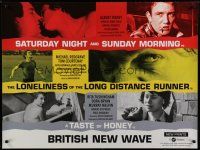 6y308 BRITISH NEW WAVE British quad '00s English classics, Taste of Honey, triple-feature!