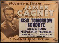 6y342 KISS TOMORROW GOODBYE British quad '50 James Cagney hotter than he was in White Heat!