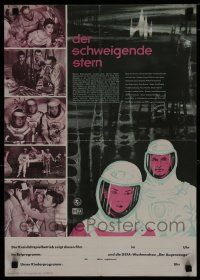 6y016 FIRST SPACESHIP ON VENUS East German 16x23 '60 Der Schweigende Stern, German sci-fi!