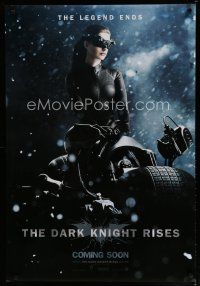 6y285 DARK KNIGHT RISES teaser English 1sh '12 Anne Hathaway as Catwoman, the legend ends!