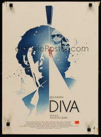 6y252 DIVA French 15x21 '82 Jean Jacques Beineix, Ferracci art, a new kind of French New Wave!