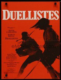 6y253 DUELLISTS French 15x21 '77 Ridley Scott, Keith Carradine, Harvey Keitel, cool fencing image!