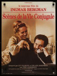 6y270 SCENES FROM A MARRIAGE French 15x21 '75 Ingmar Bergman, Liv Ullmann, Erland Josephson!