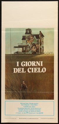 6y674 DAYS OF HEAVEN Italian locandina '79 Richard Gere, Brooke Adams, directed by Terrence Malick