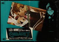 6y648 CABARET Italian photobusta '72 Liza Minnelli kissing Michael York, directed by Bob Fosse!