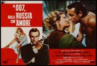 6y650 FROM RUSSIA WITH LOVE Italian photobusta R80s Sean Connery as 007 w/sexy Daniela Bianchi!