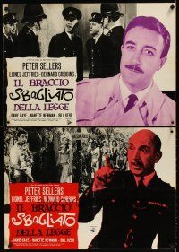 6y615 WRONG ARM OF THE LAW set of 10 Italian photobustas '64 wacky puppetmaster Peter Sellers!