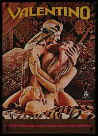 6y202 VALENTINO Yugoslavian '78 great image of Rudolph Nureyev & naked Michelle Phillips!
