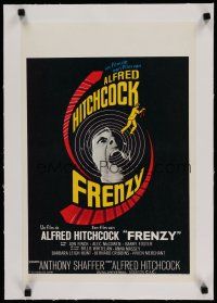 7a411 FRENZY linen Belgian '72 written by Anthony Shaffer, Alfred Hitchcock's shocking masterpiece!