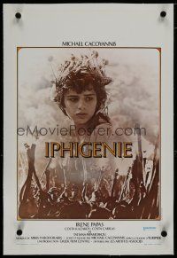 7a422 IPHIGENIA linen Belgian '78 Michael Cacoyannis, based on the tragedy by Euripides, Greek!
