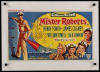 7a436 MISTER ROBERTS linen Belgian '55 Henry Fonda, James Cagney, William Powell, Jack Lemmon
