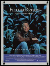 7a226 FIELD OF DREAMS linen French 15x21 '89 Kevin Costner baseball classic, different image!
