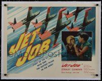 7a063 JET JOB linen 1/2sh '52 story of the fly guys who ride the hottest plane in the skies!