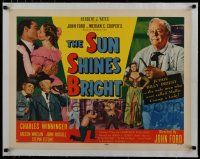 7a073 SUN SHINES BRIGHT linen style B 1/2sh '53 Charles Winninger, Irvin Cobb stories, John Ford!