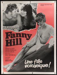 7b178 FANNY HILL linen French 1p '68 Swedish sex, Diana Kjaer, different sexy image!