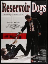 7b098 RESERVOIR DOGS French 1p '92 Tarantino, different image of Harvey Keitel & Steve Buscemi!