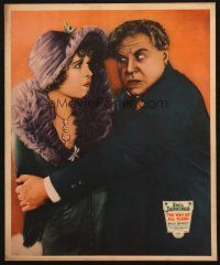 7b051 WAY OF ALL FLESH jumbo LC '27 Emil Jannings' life is ruined by pretty Phyllis Haver!