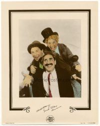 7c329 MARX BROTHERS color-glos 11x14 still '41 best portrait of Groucho, Chico & Harpo!