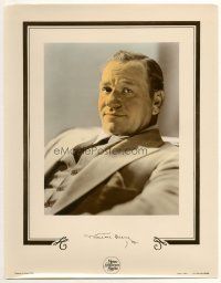 7c352 WALLACE BEERY color-glos 11x14 still '41 great c/u smiling portrait wearing suit & tie!