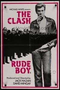 7c119 RUDE BOY English double crown '80 completely different image with Ray Gange & police!