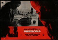 7c188 PERSONA red Italian photobusta '66 Liv Ullmann, Bibi Andersson, Ingmar Bergman classic!
