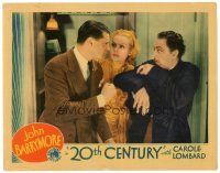 7c463 20th CENTURY LC '34 Ralph Forbes glares at John Barrymore & Carole Lombard, Howard Hawks!