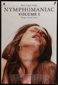 7c051 NYMPHOMANIAC VOLUME I DS 1sh '13 Lars von Trier, c/u of sexy Stacy Martin!