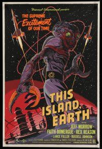 7c069 THIS ISLAND EARTH numbered Mondo 24x36 '13 different Francesco Francavilla screenprint art!