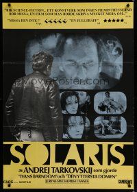 7c104 SOLARIS Swedish '78 Andrei Tarkovsky's original Russian version, Solyaris, different images!