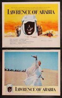 7c402 LAWRENCE OF ARABIA 8 LCs '63 David Lean classic, Peter O'Toole, Anthony Quinn, great images!
