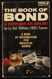 7d214 BOOK OF BOND English Pan paperback book '66 a mine of information for would-be James Bonds!