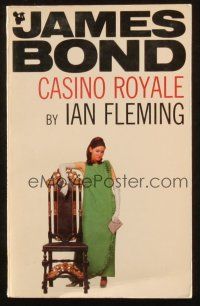 7d159 CASINO ROYALE 28th printing English Pan paperback book '69 James Bond novel by Ian Fleming!