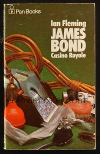 7d160 CASINO ROYALE 33rd printing English Pan paperback book '76 James Bond novel by Ian Fleming!