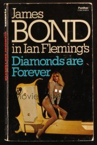 7d207 DIAMONDS ARE FOREVER 1st Triad Panther edition English paperback book '77 James Bond!