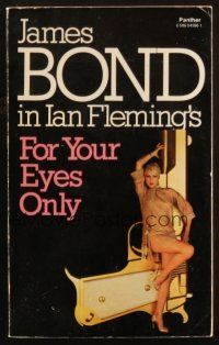 7d321 FOR YOUR EYES ONLY 1st Triad Panther edition English paperback book '79 James Bond!