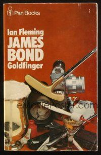 7d092 GOLDFINGER 26th printing English Pan paperback book '76 James Bond novel by Ian Fleming!