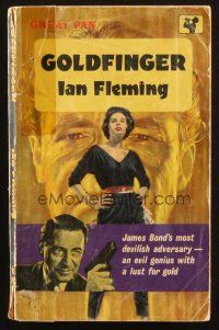 7d085 GOLDFINGER 2nd printing English Pan paperback book '61 the James Bond novel by Ian Fleming!