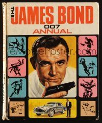 7d211 JAMES BOND 007 ANNUAL English hardcover book '65 filled with great photos + cool comic strip