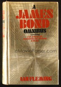 7d219 JAMES BOND OMNIBUS English hardcover book '73 Live & Let Die, Diamonds Are Forever & Dr. No!
