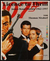 7d390 LICENSE TO THRILL JAMES BOND PLAKATE 1962-1997 German hardcover book '97 posters in color!