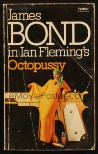 7d343 OCTOPUSSY 1st Triad Panther edition English paperback book '78 James Bond novel by Fleming!