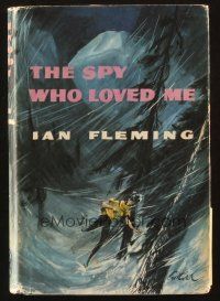 7d270 SPY WHO LOVED ME Book Club edition English hardcover book '62 James Bond novel by Ian Fleming