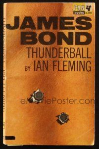 7d120 THUNDERBALL 2nd printing English Pan paperback book '63 the James Bond novel by Ian Fleming!