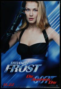 7d413 DIE ANOTHER DAY teaser 1sh '02 James Bond, super-sexy Rosamund Pike as Miranda Frost!