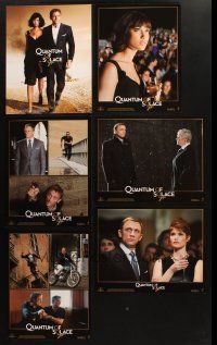 7d433 QUANTUM OF SOLACE set of 12 LCs '08 Daniel Craig as James Bond & sexy Olga Kurylenko!