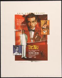 7d029 DR. NO signed & numbered limited edition 16x20 print '98 by artist Jeff Marshal, 572/1500!