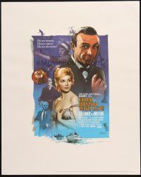 7d060 FROM RUSSIA WITH LOVE signed limited edition 16x20 print '98 by artist Jeff Marshal, 277/1500!