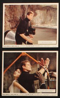 7d224 LIVE & LET DIE set of 8 color English FOH LCs '73 Moore as James Bond, sexy Jane Seymour!