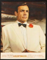 7d078 GOLDFINGER set of 12 set A French LCs '64 Sean Connery as James Bond, some different images!